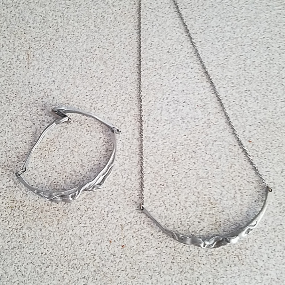 Necklace and matching bracelet